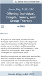 Mobile Screenshot of joannaklingtherapy.com